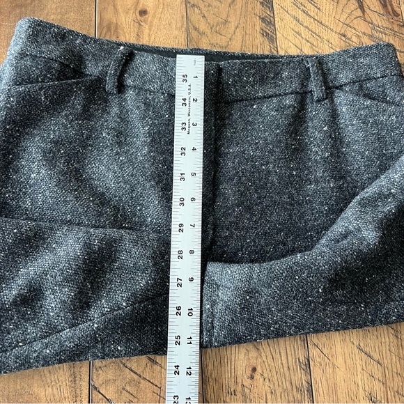 J. Crew Wool Dress Pants Women’s Size 8 (33x28) Speckled Gray Black Lined Career - Picture 9 of 13